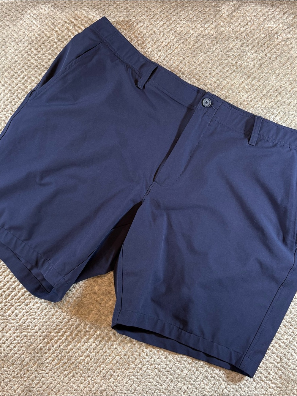 Under Armour Men's 44 Athletic Golf Sport Activewear Navy Performance Shorts